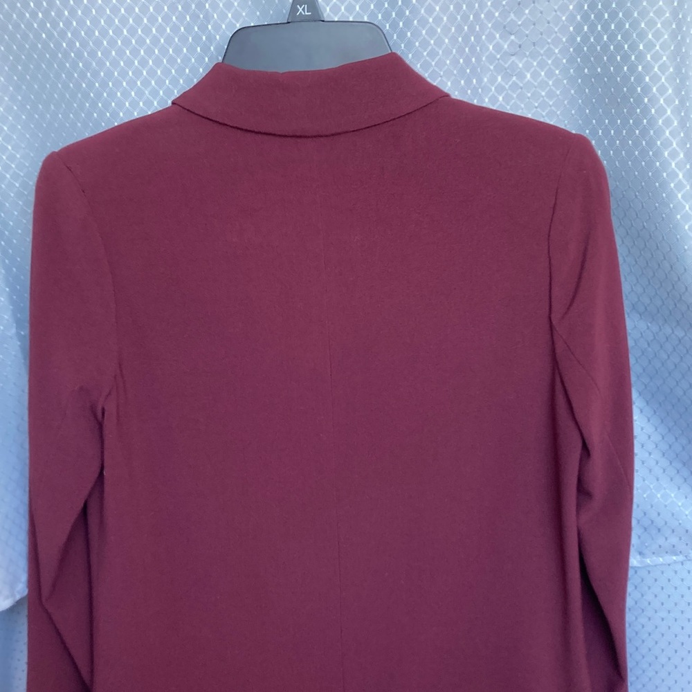 Lauren Conrad blazer office jacket longer length shoulder pads business casual 2 - Picture 13 of 17